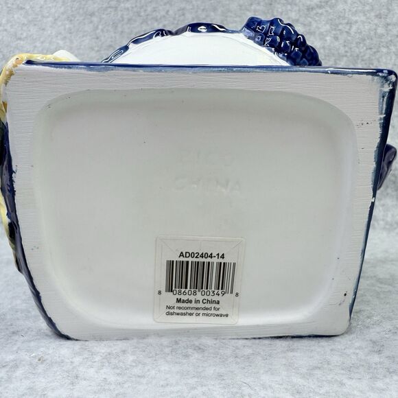 Homespun Holiday Collection Blue Snowman Four Cup Teapot Christmas Holidays - Picture 9 of 14